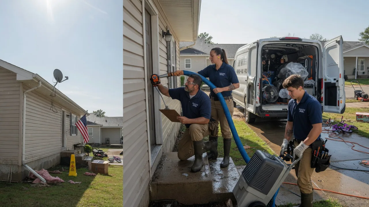 Ceiling Water Damage Restoration in Lynn Center, IL near me