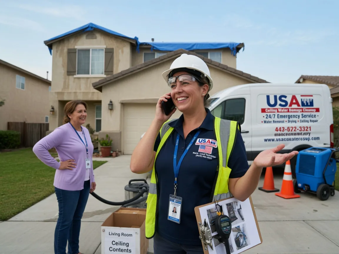 Ceiling Water Damage Restoration Lynn Center, IL FAQs